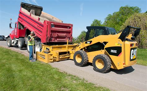 skid steer gravel spreader